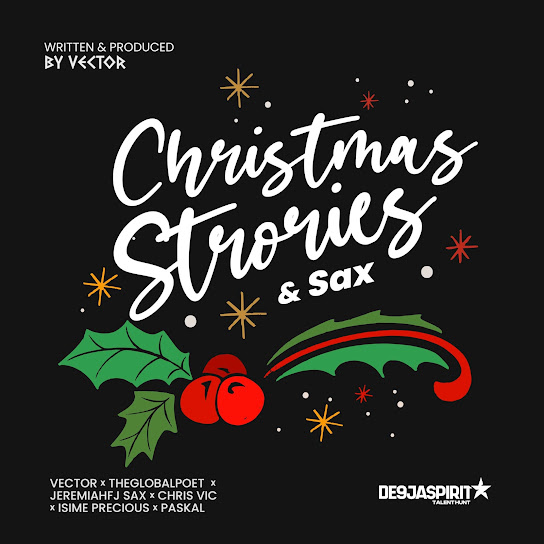 Vector – Christmas Stories & Sax Vector – Christmas Stories & Sax